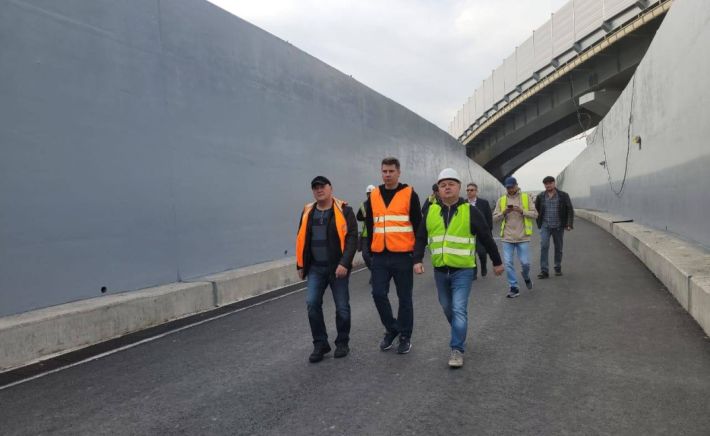 Работы на новой развязке