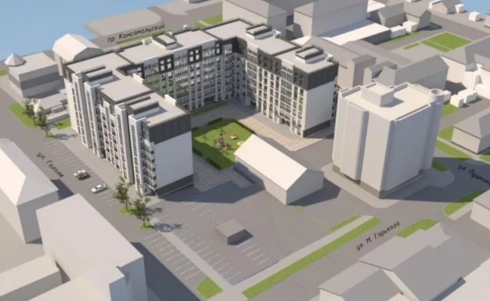 Проект ЖК на ул. Пушкина, 30