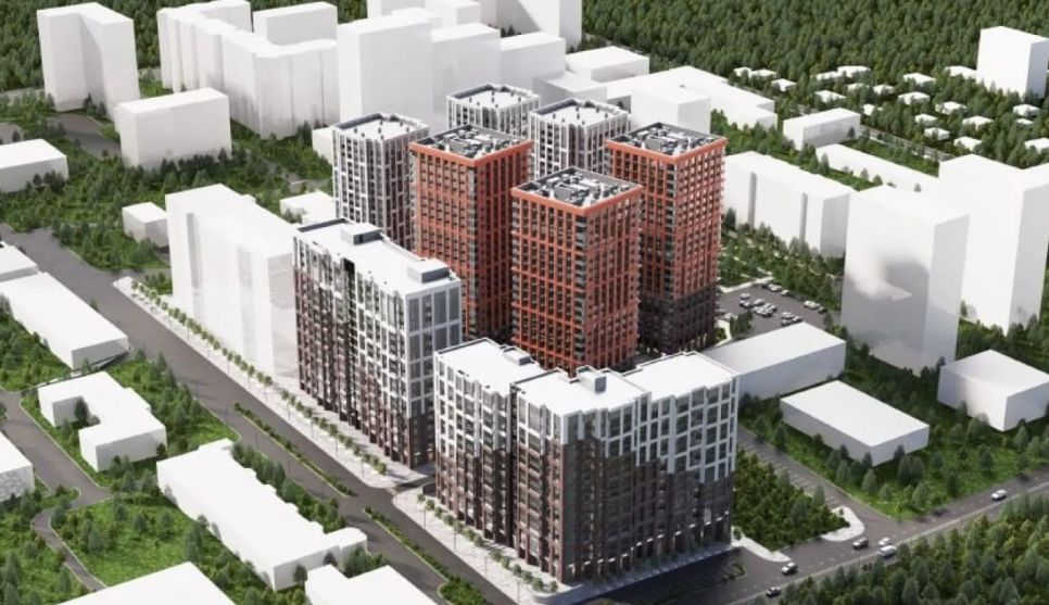 Проект ЖК на ул. Крупской