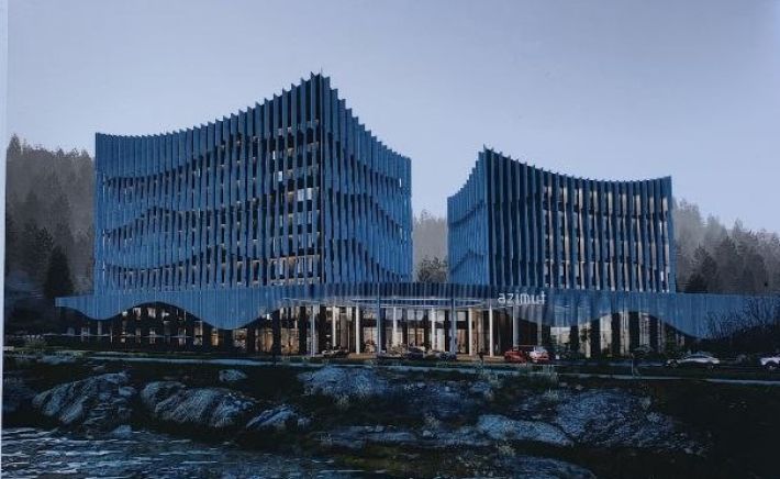 Azimut Hotels в Белокурихе. Рендеры