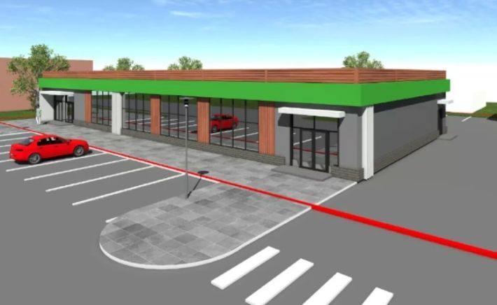 Проект магазина на ул. Эмилии Алексеевой
