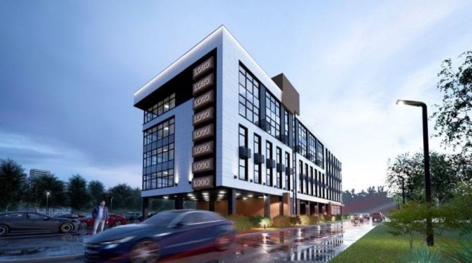 Проект БЦ на ул. Багряной