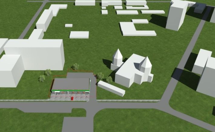 Проект магазина на ул. Эмилии Алексеевой, 19