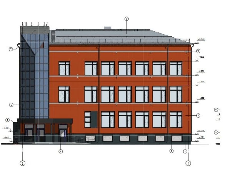 Проект реконструкции здания на ул. Пролетарская, 89
 