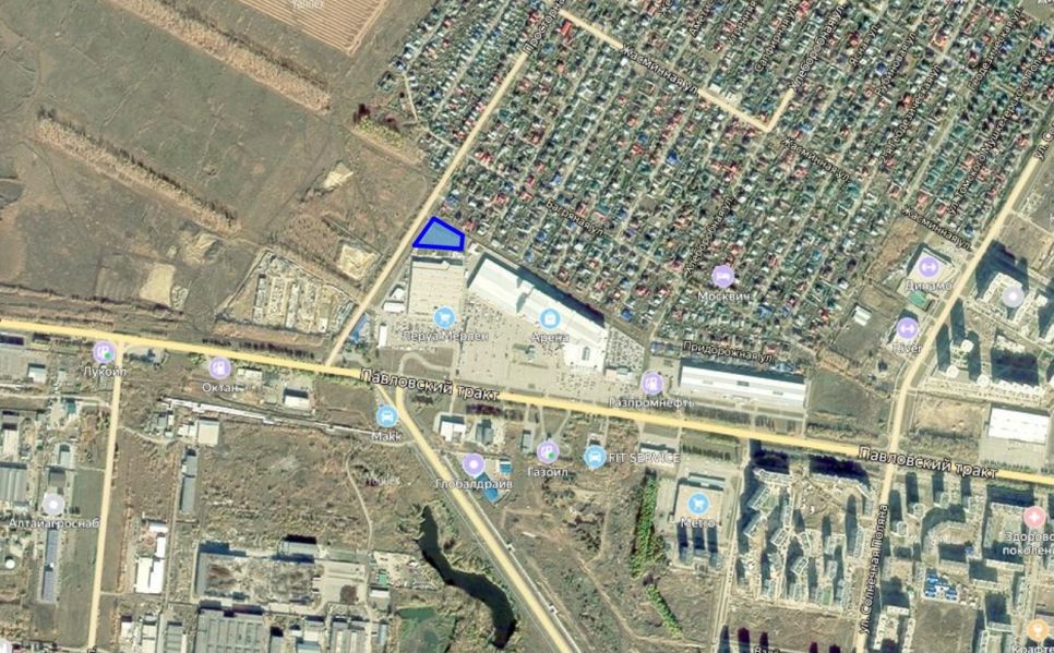 Проект магазина на ул. Просторной