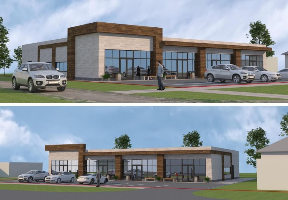 Проект магазина на ул. Коммунаров