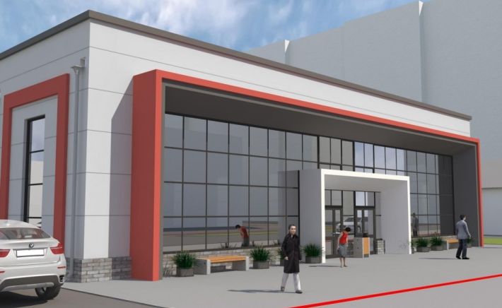 Проект ТЦ на ул. Малахова, 86г