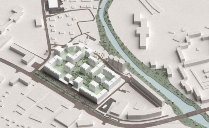 Визуализация проекта застройки в Горно-Алтайске 