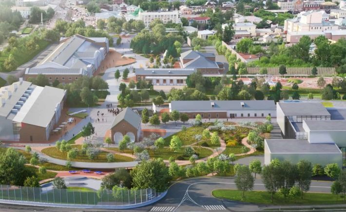 Визуализации проекта реконструкции Барнаульского сереброплавильного завода