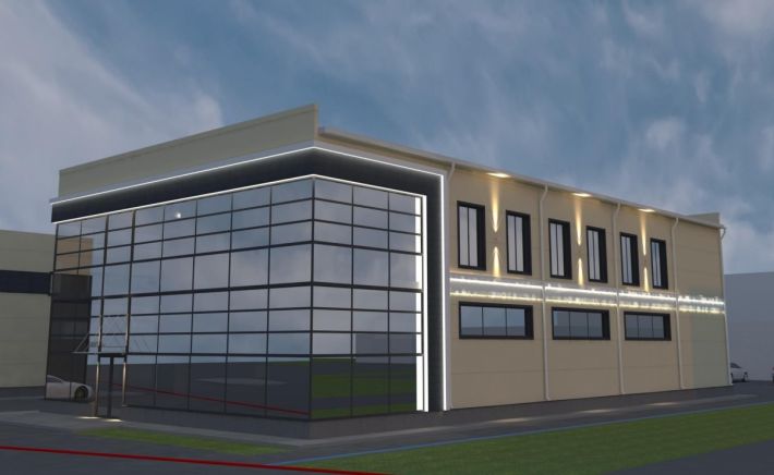 Проект здания склада на ул. ул. Власихинская, 139в