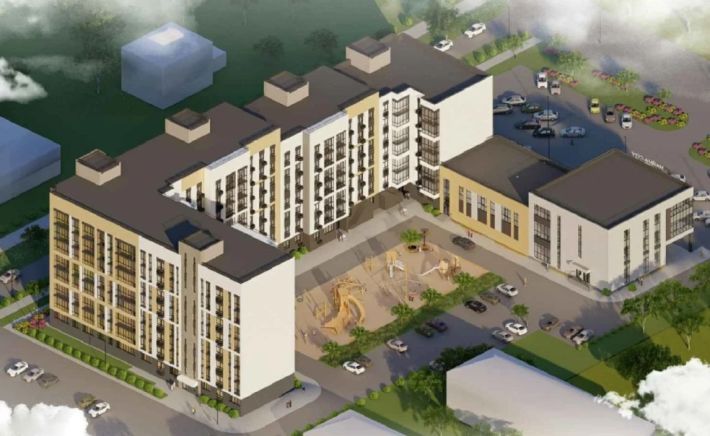 Визуализация проекта ЖК на ул. Мира, 1 в Майме