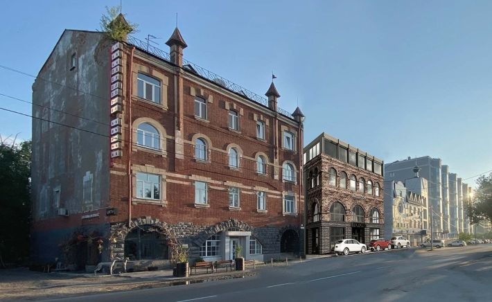 Эскизный проект здания на ул. Гоголя, 74
