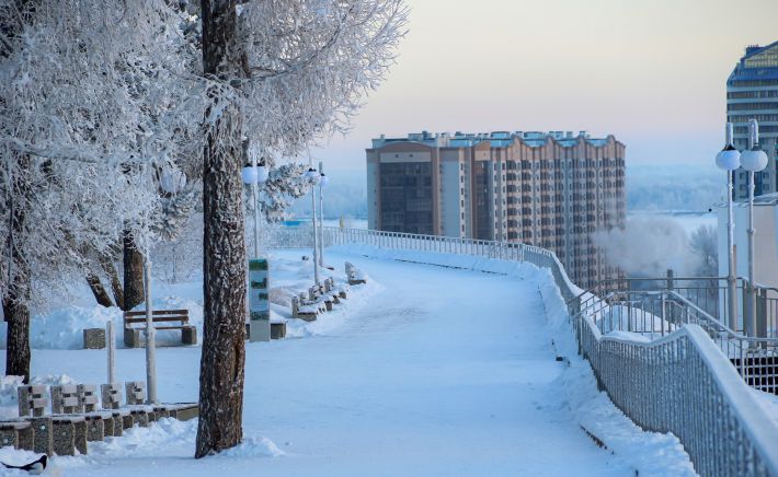 Барнаул. Зима