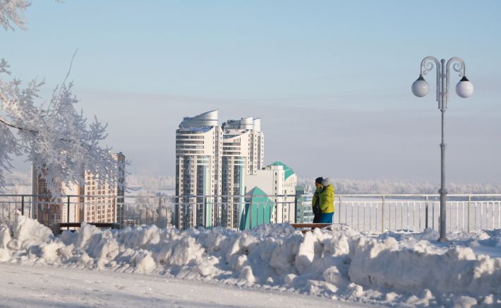 Барнаул. Зима