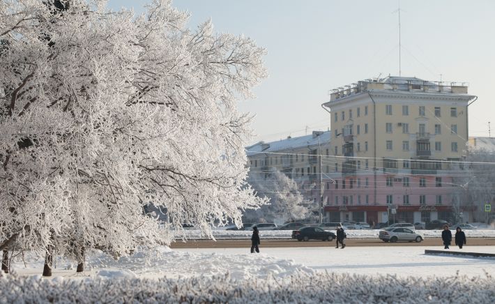 Барнаул. Зима