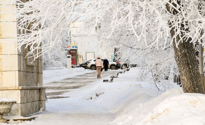 Барнаул. Зима