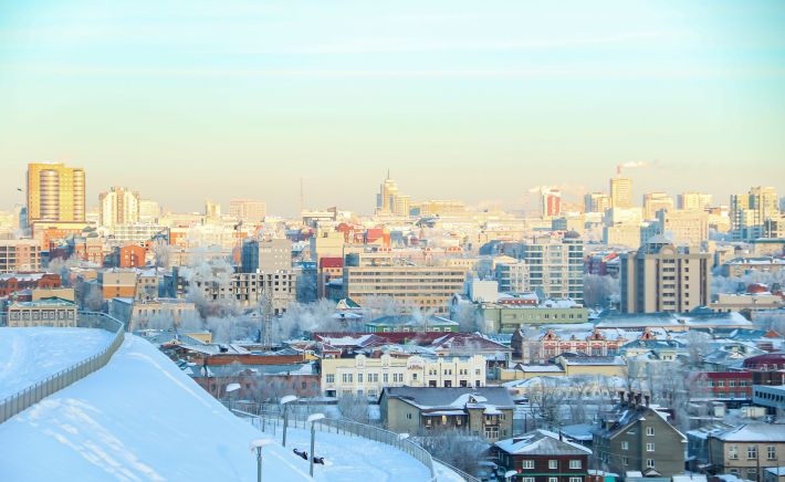 Барнаул. Зима