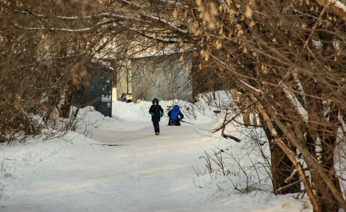 Барнаул. Зима