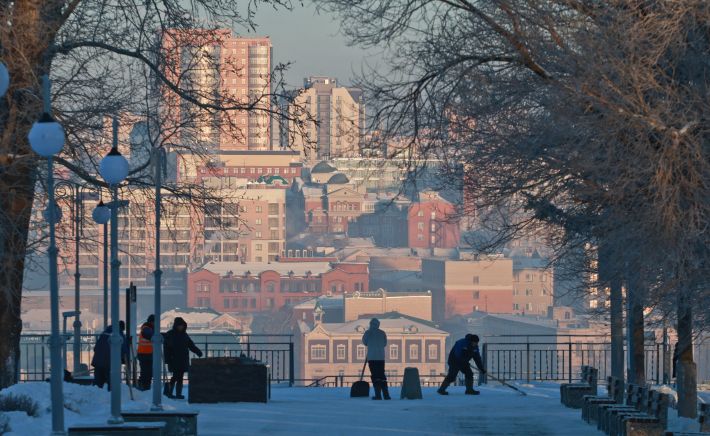 Барнаул. Зима