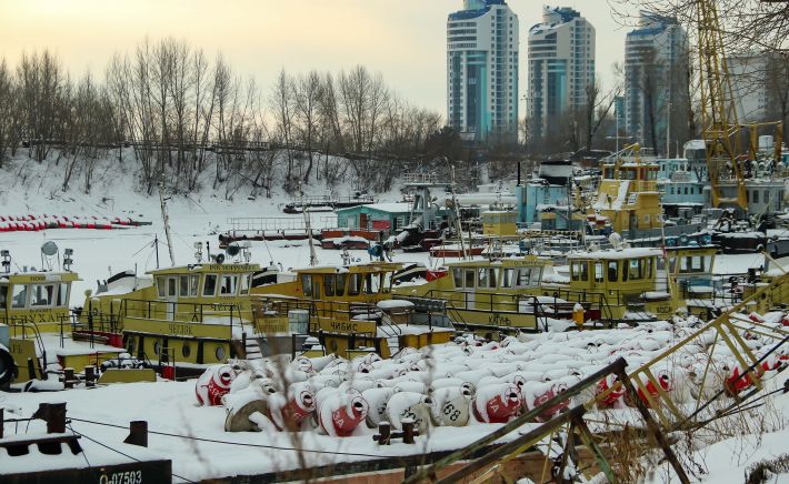 Барнаул. Зима