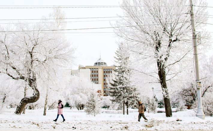 Барнаул. Зима