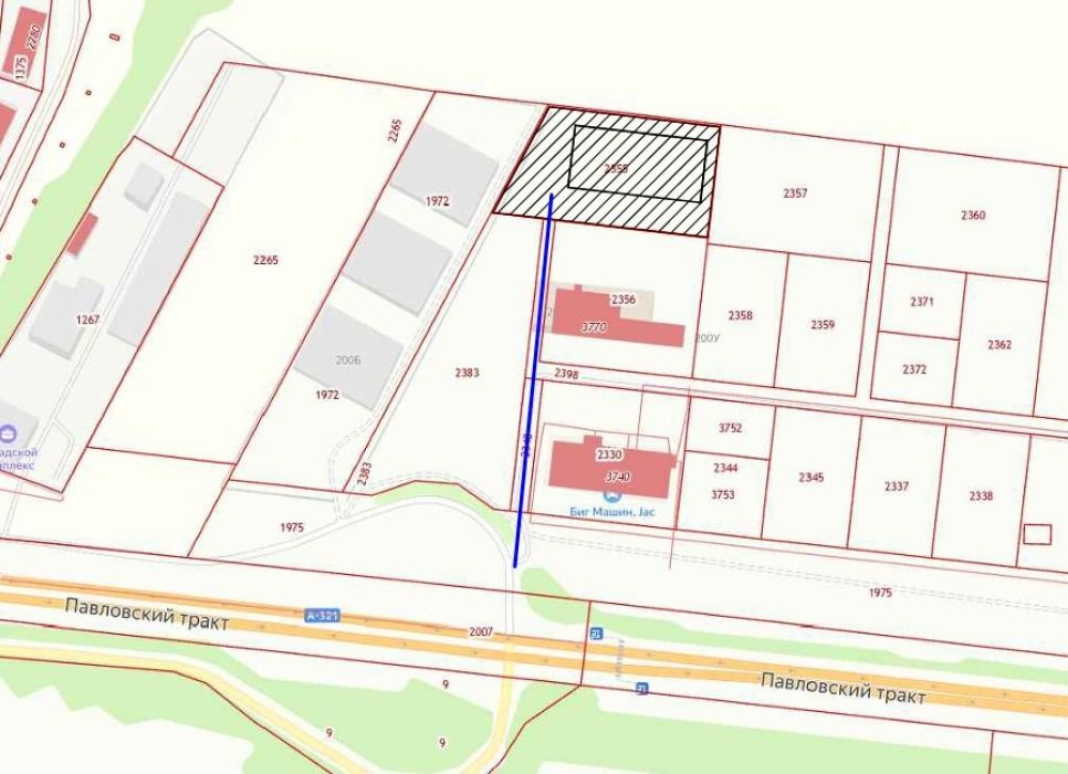 Проект магазина на Павловском тракте 