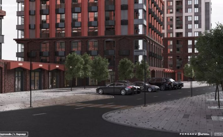 Эскиз ЖК "Крупской"
