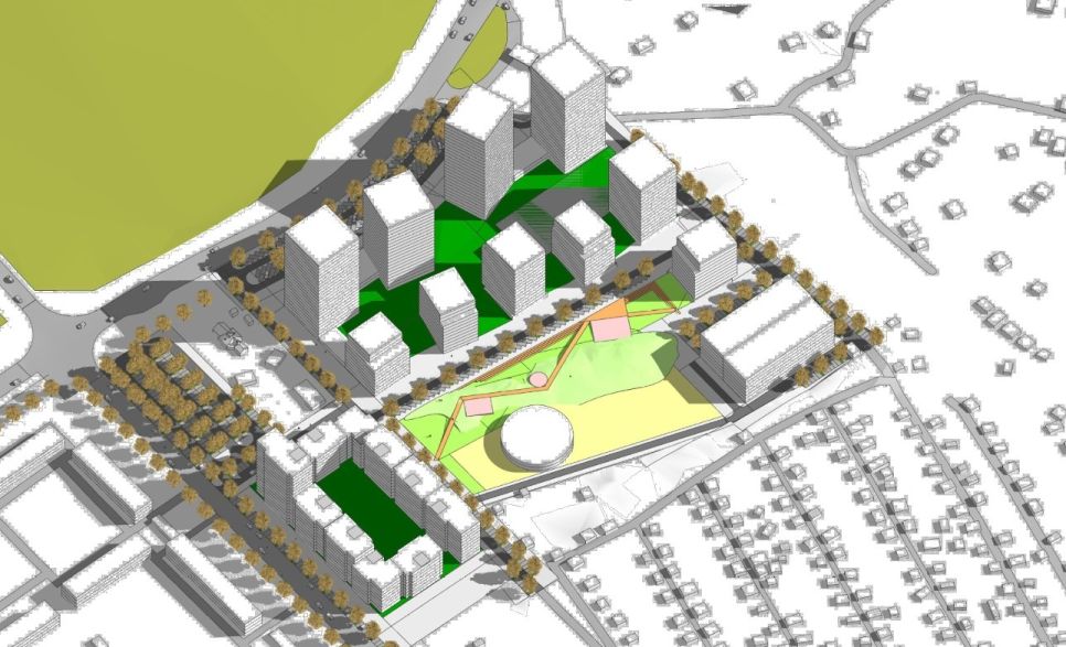 Базовый проект квартала на Южном