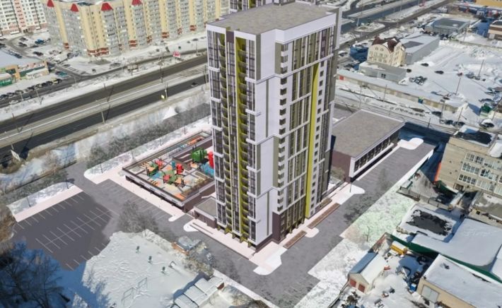 Эскизный проект ЖК на ул. Малахова, 155