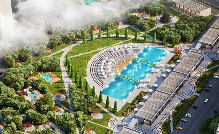 Проект парка в квартале 2035
