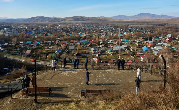 Торжественное открытие смотровой площадки на горе Чертов палец
