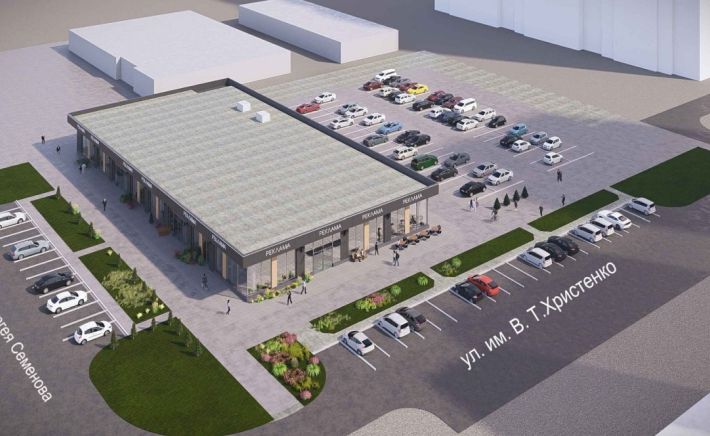 Проект здания на ул. Христенко, 1. 2026 год