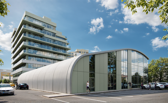 Проект бизнес-центра "Кордон" на на Змеиногорском тракте, 100г
