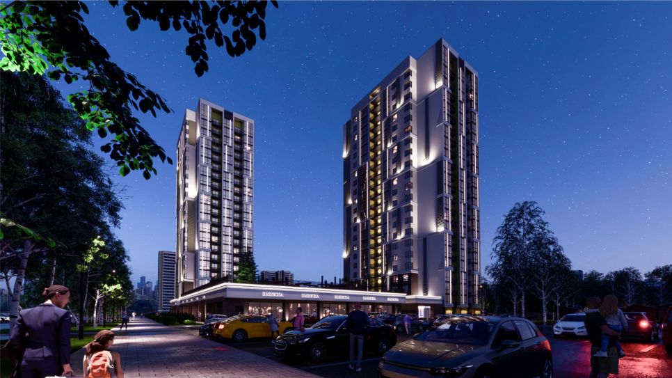 Проект комплекса на ул. Малахова