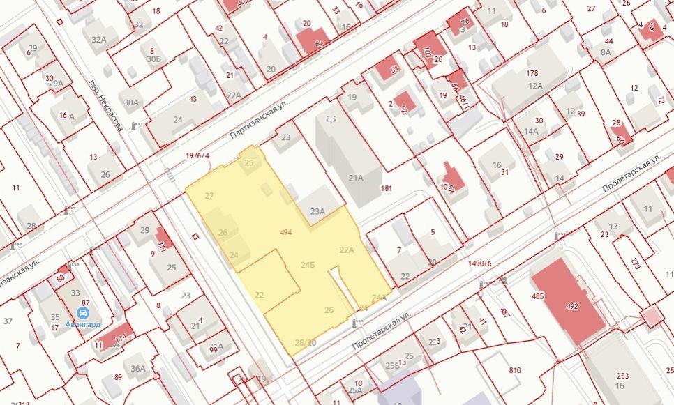 Участок под многоквартирный дом 