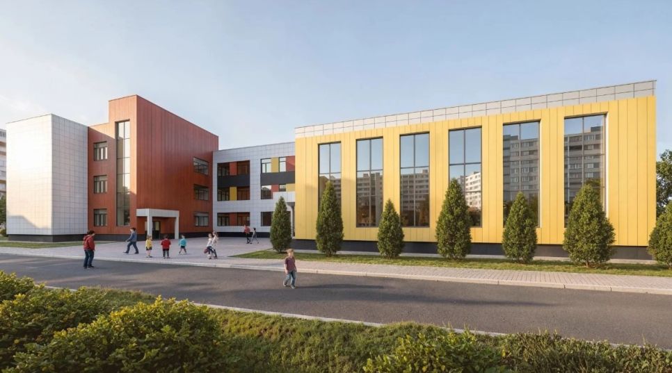 Проект пристройки к гимназии №22