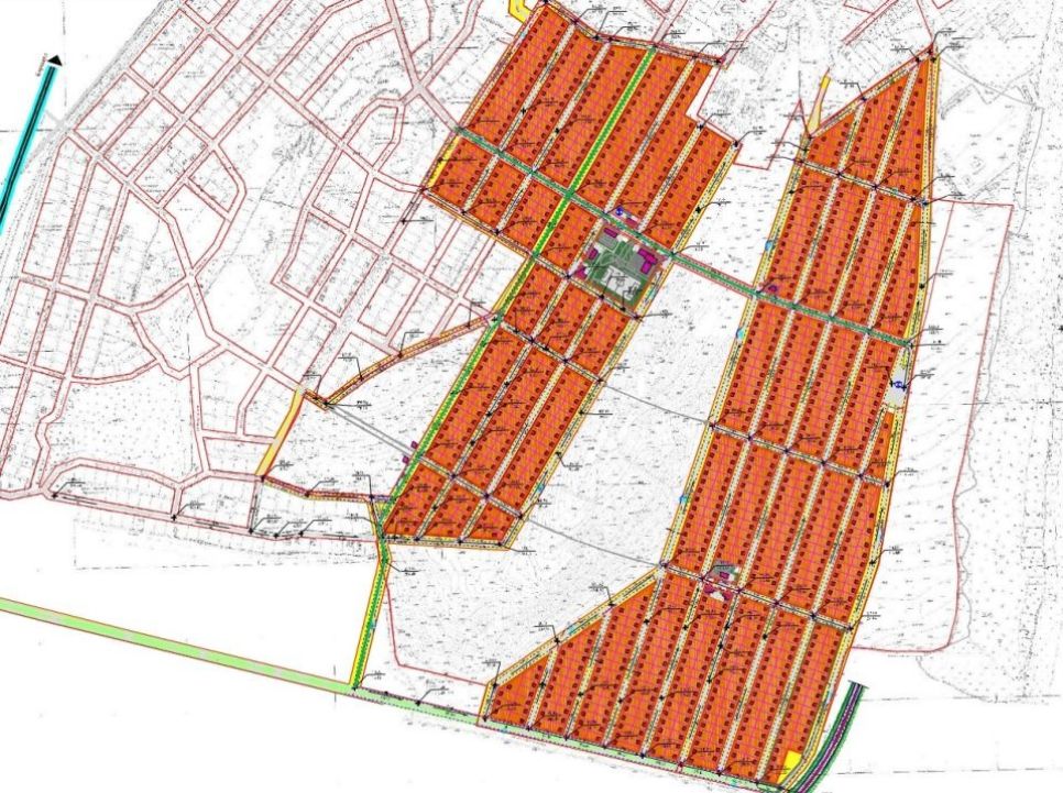 Планировка микрорайона в Бельмесево