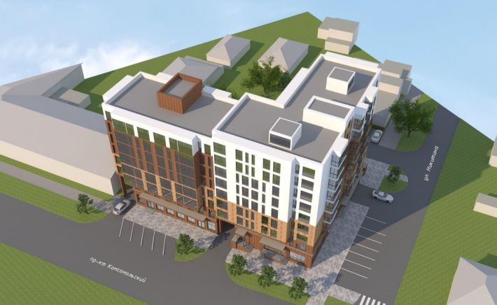 Эскизный проект дома на ул. Никитина, 41а
