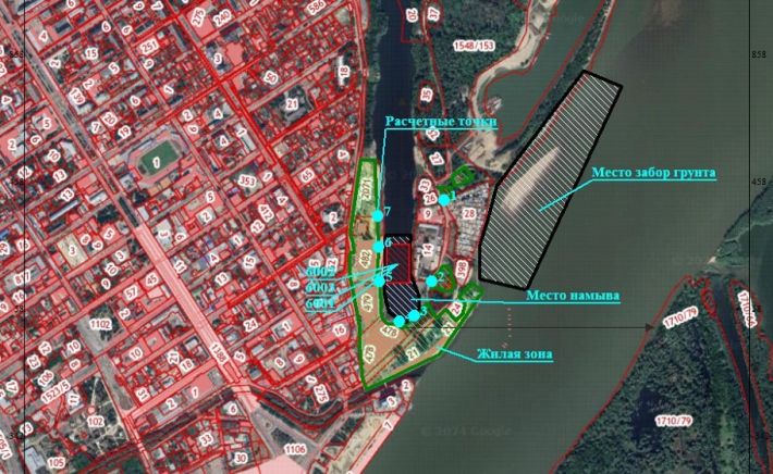 Проект работ по намыву ИЗУ