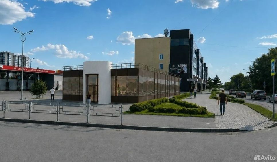 Павильон около ТРЦ Galaxy. Рендер 