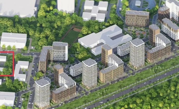 Квартала «Камчатка» с указанием новых коммерческих объектов
