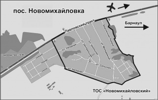 планировка поселка Новомихайловка