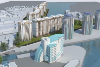 Строительная компания «Сибирия» начинает продажи квартир и коммерческой недвижимости в новом микрорайоне на берегу Оби 