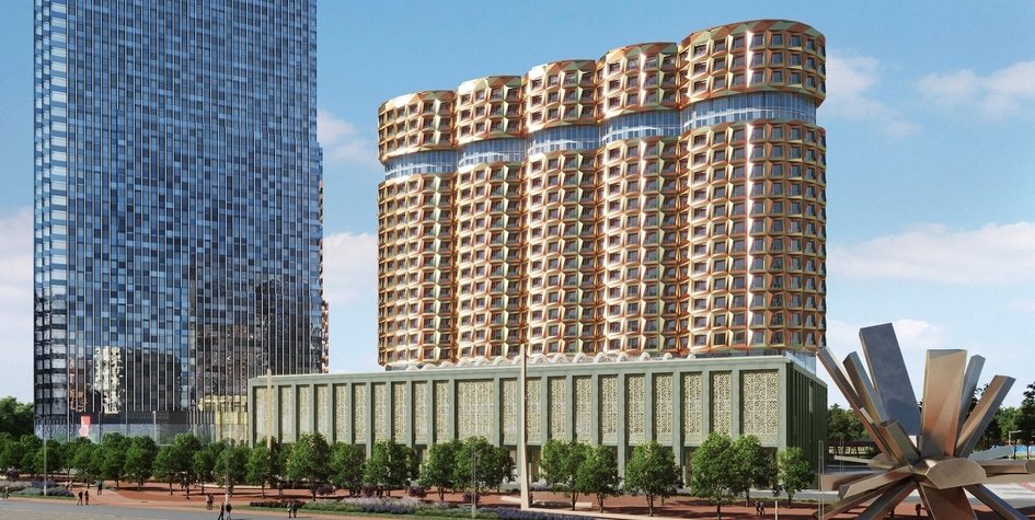Жилой комплекс с золотыми фасадами построят в Москве