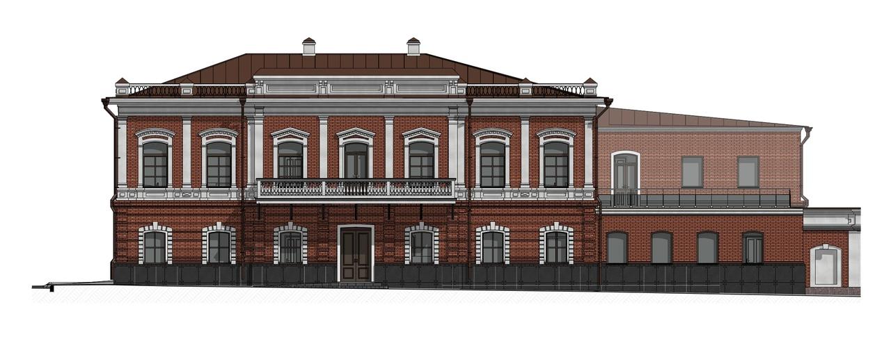 100-летний особняк в центре Барнаула начали реставрировать под гостиницу