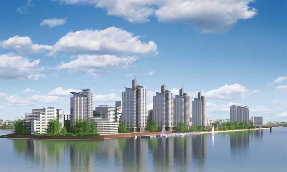 На правом берегу Оби в Барнауле хотят построить 2-6 млн кв. метров жилья