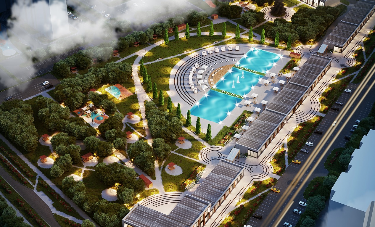 Жилой комплекс с парком, бассейном и катком построят в Барнауле