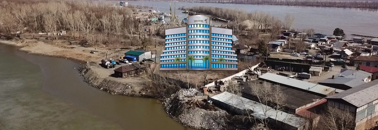 В районе "Барнаульского Ковша" предлагают построить уникальные высотки из стекла