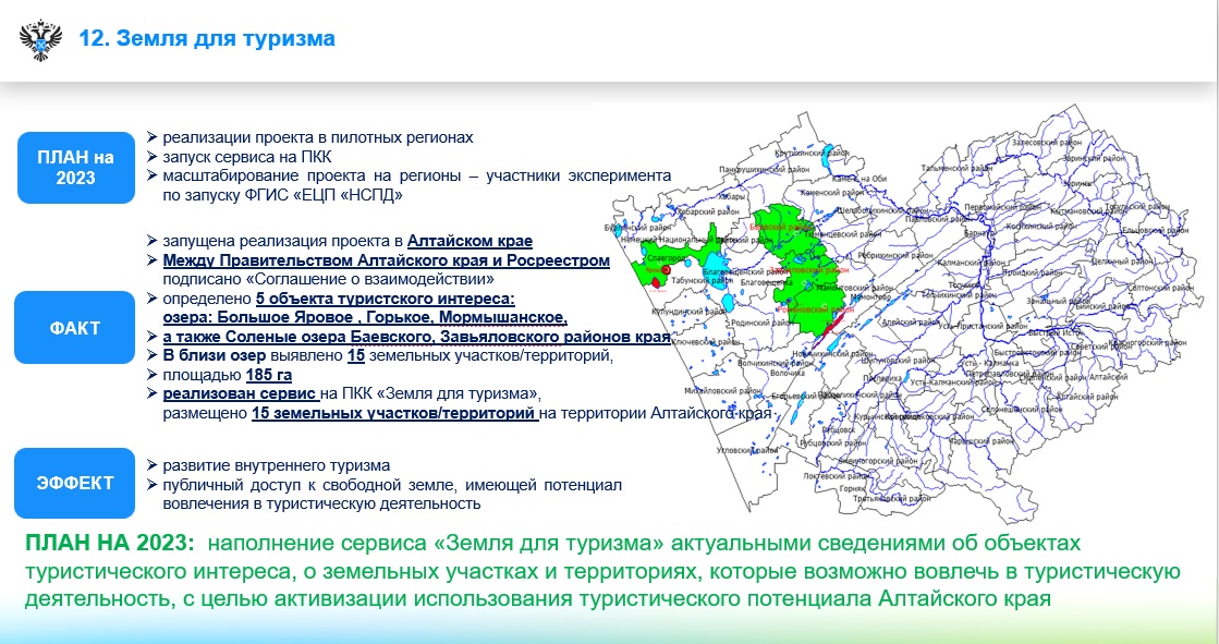 Землей под застройку в турзоне Алтая интересуется инвестор из Подмосковья