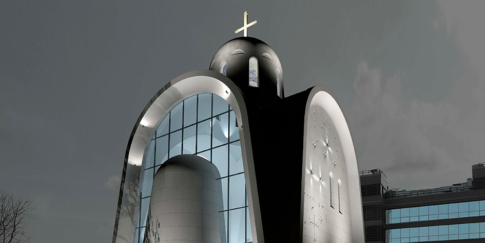 Церковь по футуристическому архитектурному проекту построят в Москве